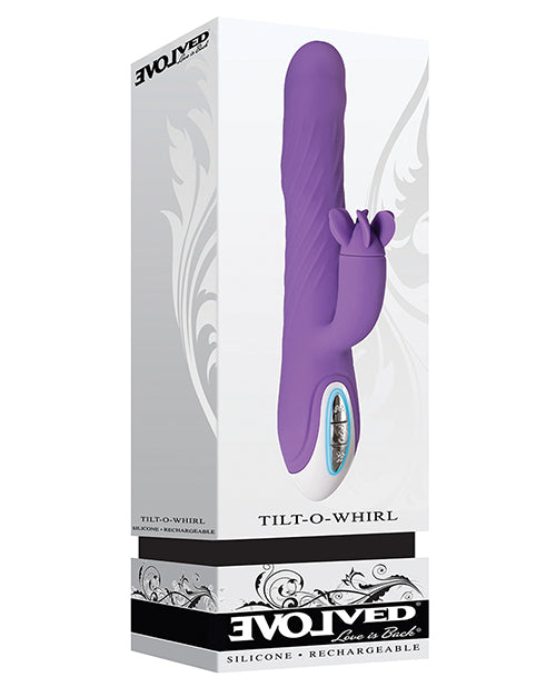 Evolved Tilt O Whirl Dual Stim - Purple Evolved Novelties INC vibrators