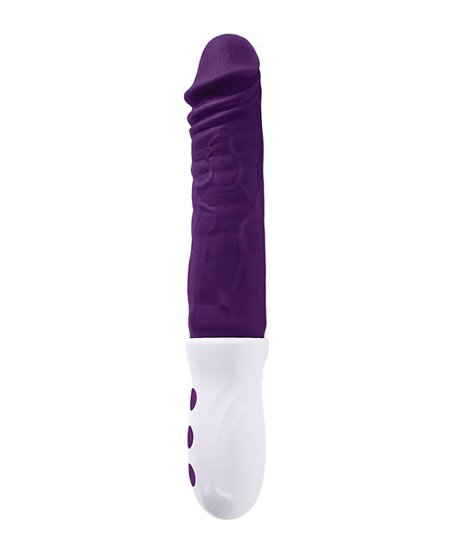 Evolved Plum Thrust Realistic Shaft Vibrator - Purple Evolved Novelties INC