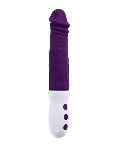 Evolved Plum Thrust Realistic Shaft Vibrator - Purple Evolved Novelties INC