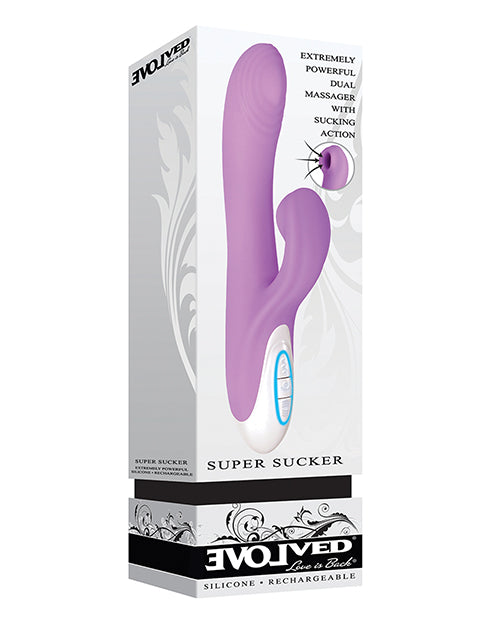 Evolved Super Sucker Dual Stim - Pink Evolved Novelties INC vibrators