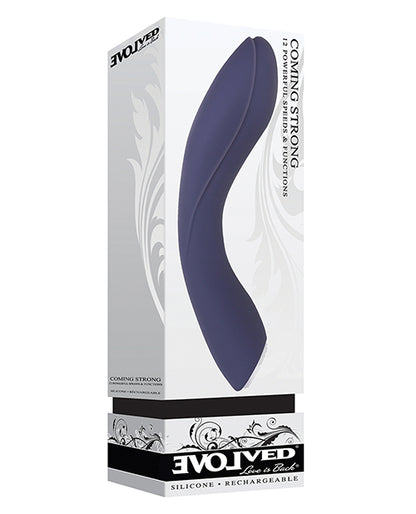 Evolved Coming Strong Vibrator - Blue Evolved Novelties INC