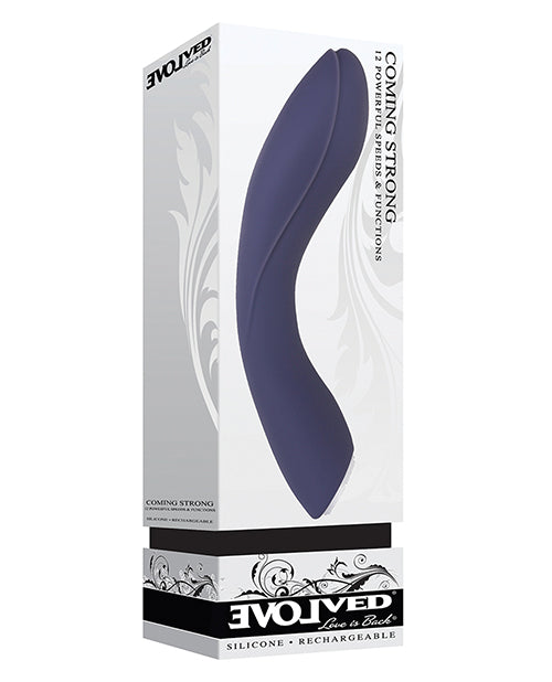 Evolved Coming Strong Vibrator - Blue Evolved Novelties INC