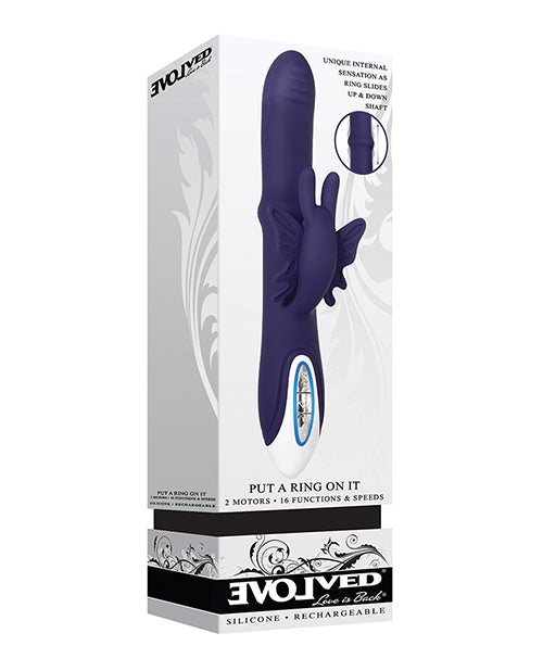 Evolved Put a Ring On it - Purple Evolved Novelties INC vibrators