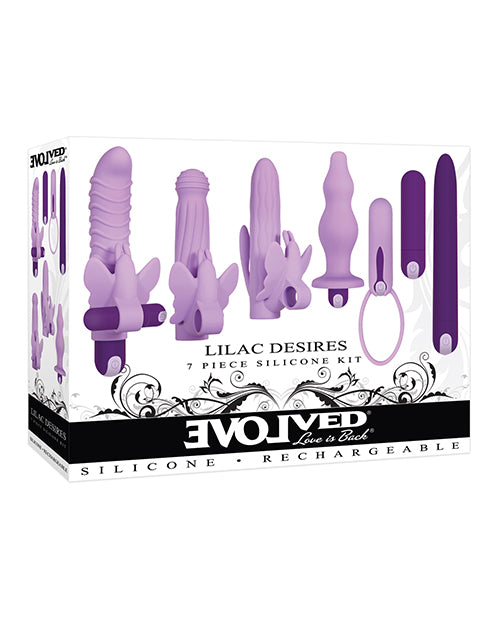 Evolved Lilac Desires Vibrator - Purple Evolved Novelties INC vibrators