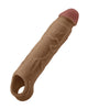 Shaft Model F Flexskin Liquid Silicone 7.8" Sheath - Oak Vvole