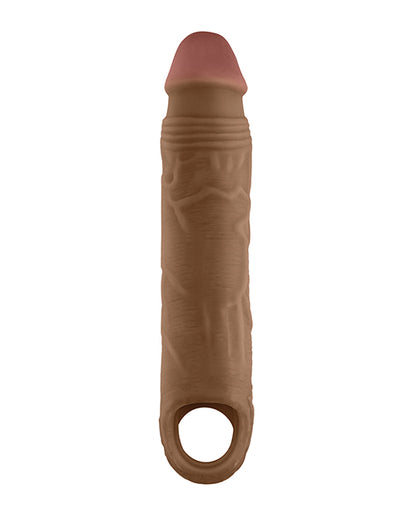 Shaft Model F Flexskin Liquid Silicone 7.8" Sheath - Oak Vvole
