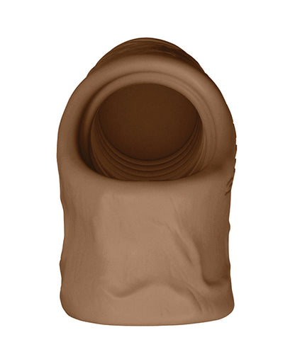 Shaft Model F Flexskin Liquid Silicone 8.8" Sheath - Oak Vvole