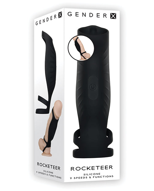 Gender X Rocketeer - Black Evolved Novelties INC
