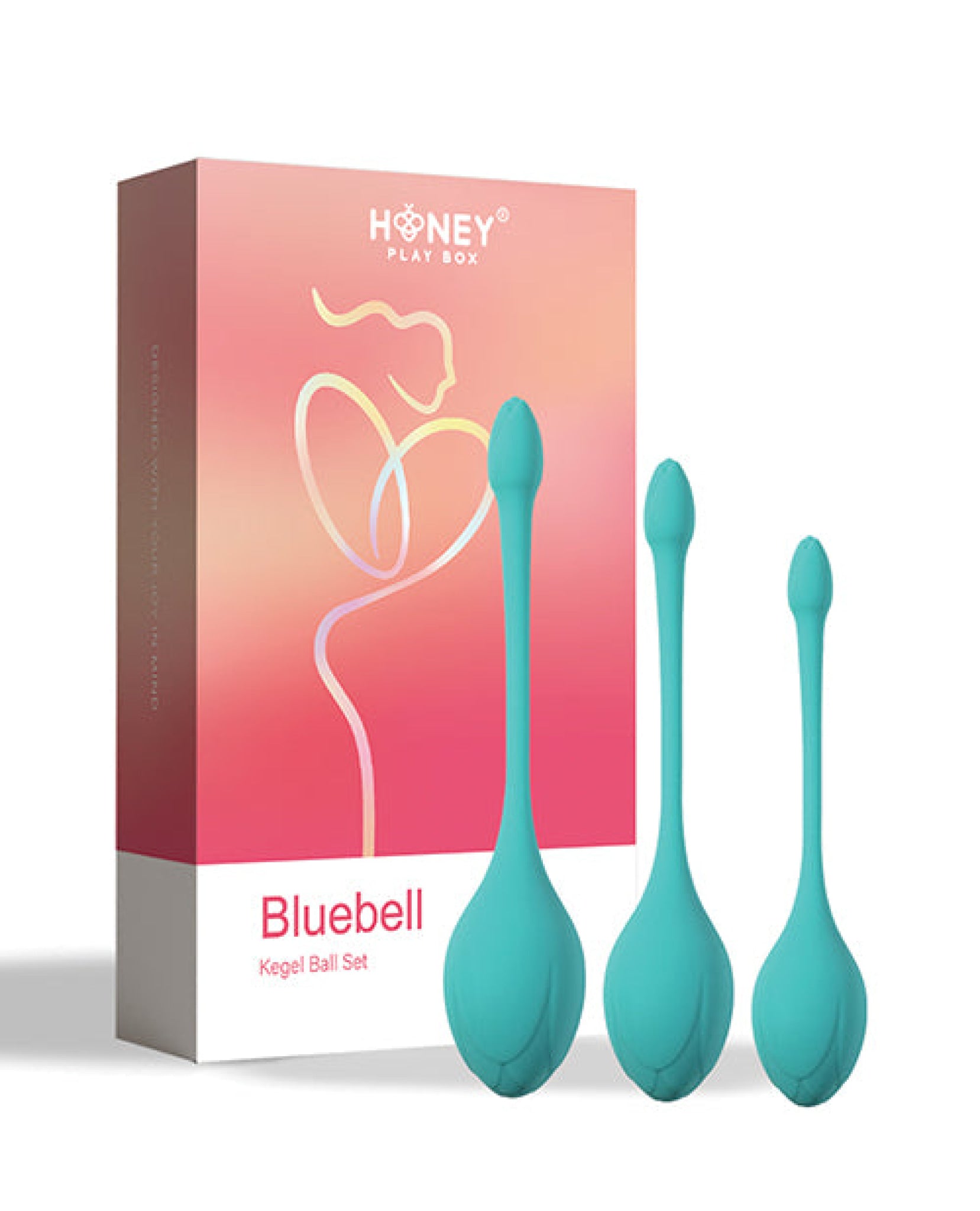 Bluebell Floral 3 Size & Weight Kegel Ball Exercise Set - Blue Uc Global Trade INChoney Play B