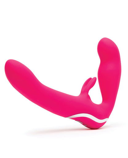 Happy Rabbit Strapless Strap on Rabbit Vibe - Pink Lovehoney C/o Wow Tech