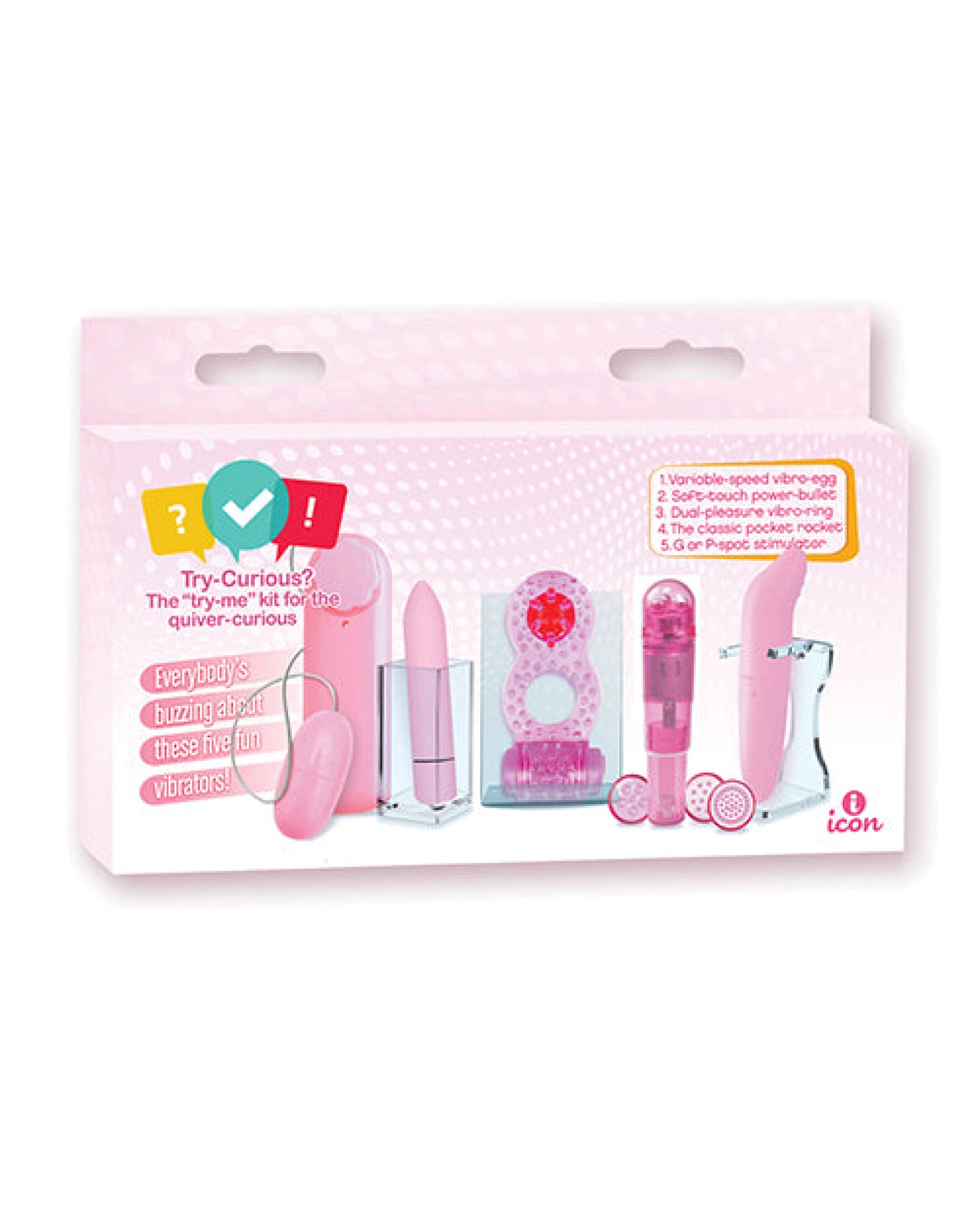 Try-curious Vibe Set - Pink Icon