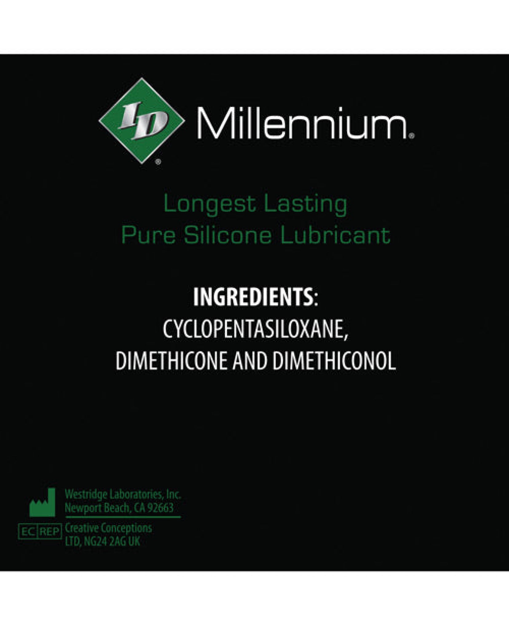 Id Millennium Silicone Lubricant - 17 Oz  Pump Bottle Id