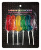 Rainbow Dick Suckers - Asst. Colors/Flavors Pack of 6 Kheper Games