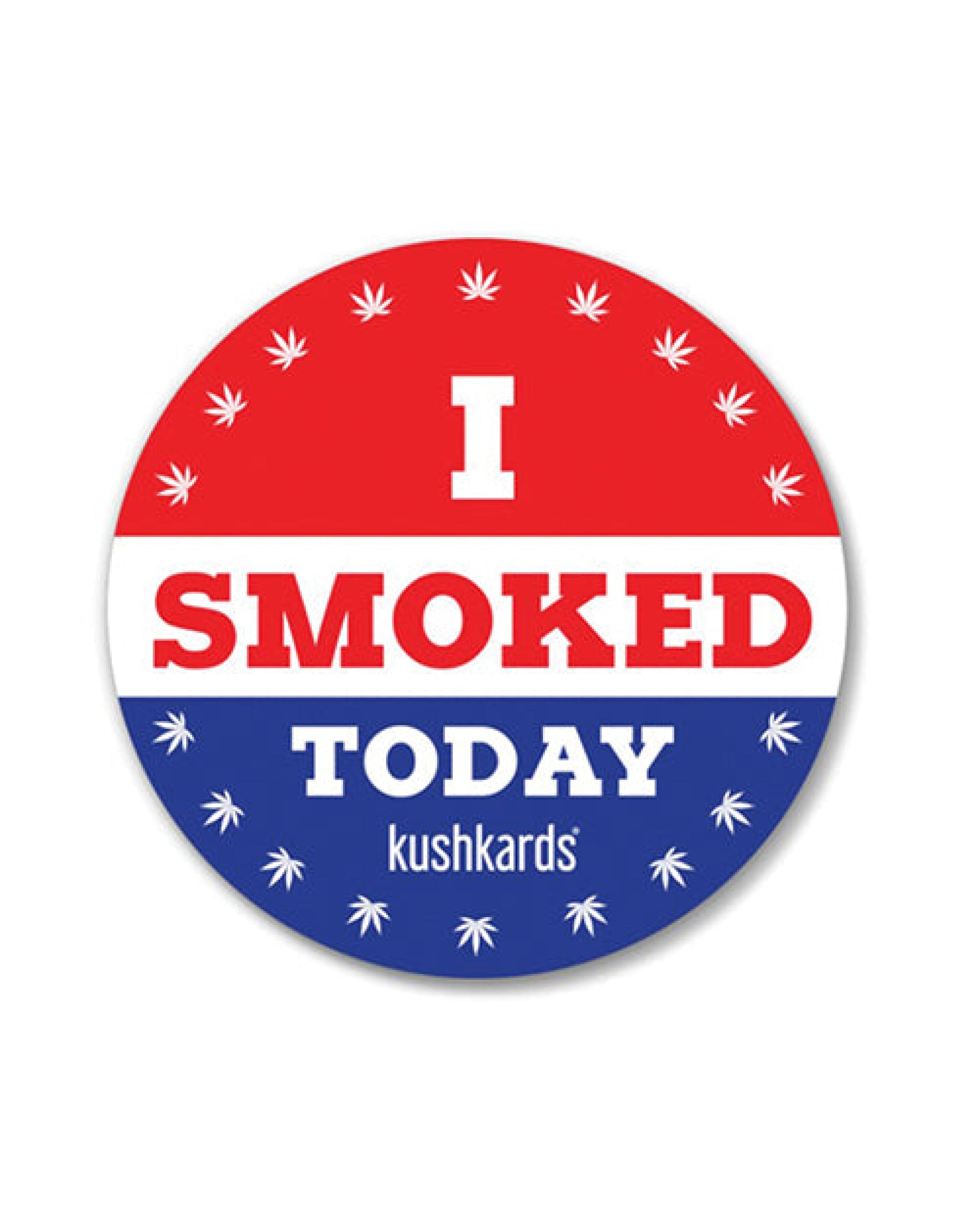 Smoked Today Sticker - Pack of 3 Kush Kards LLC