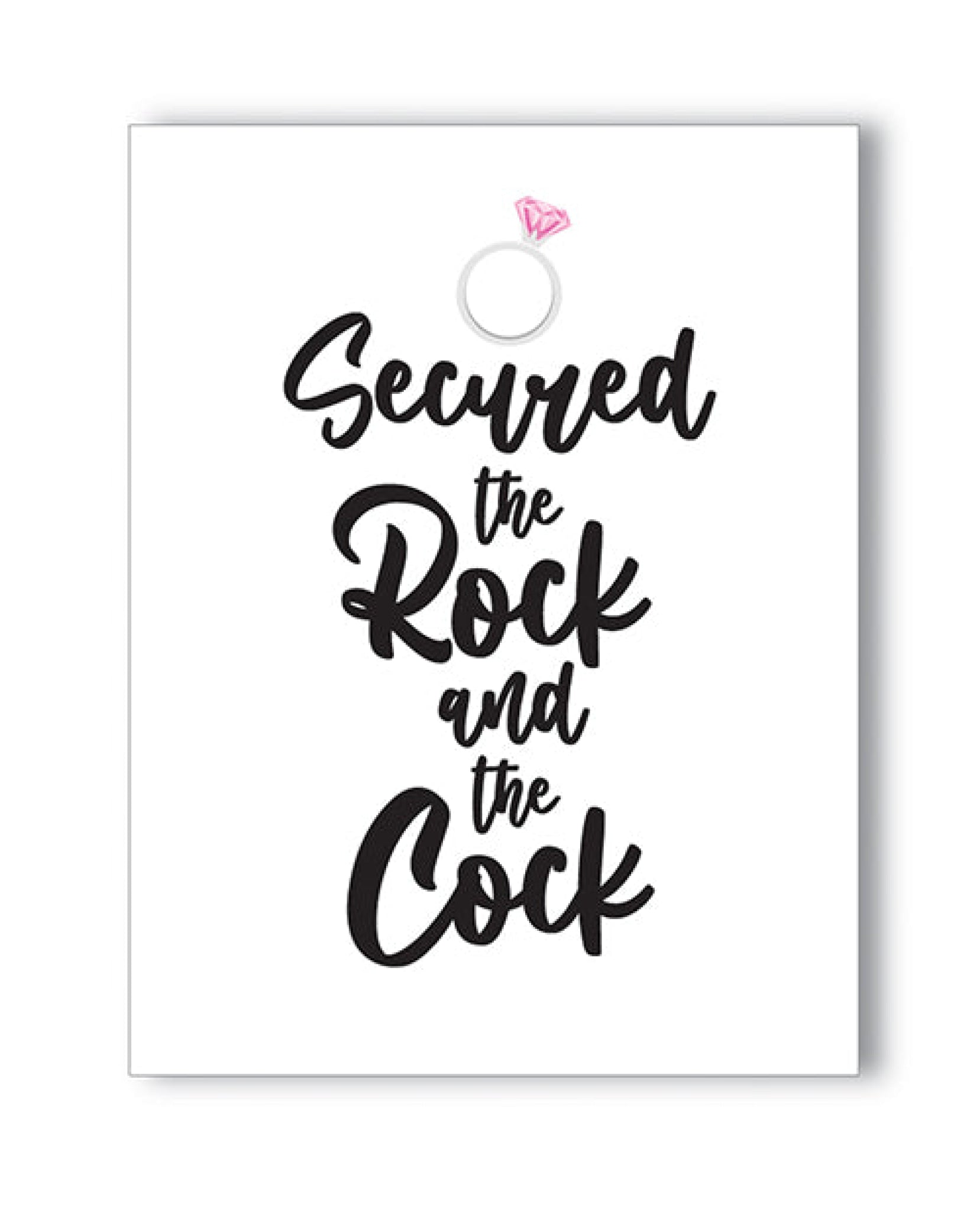 Rock Cock Bachelorette Greeting Card Kush Kards LLC