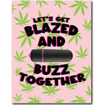 420 Foreplay Blazed Greeting Card w/Rock Candy Vibrator & Fresh Vibes Towelettes Kush Kards LLC