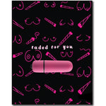 420 Foreplay Faded For You Greeting w/Rock Candy Vibrator & Fresh Vibes Towelettes Kush Kards LLC