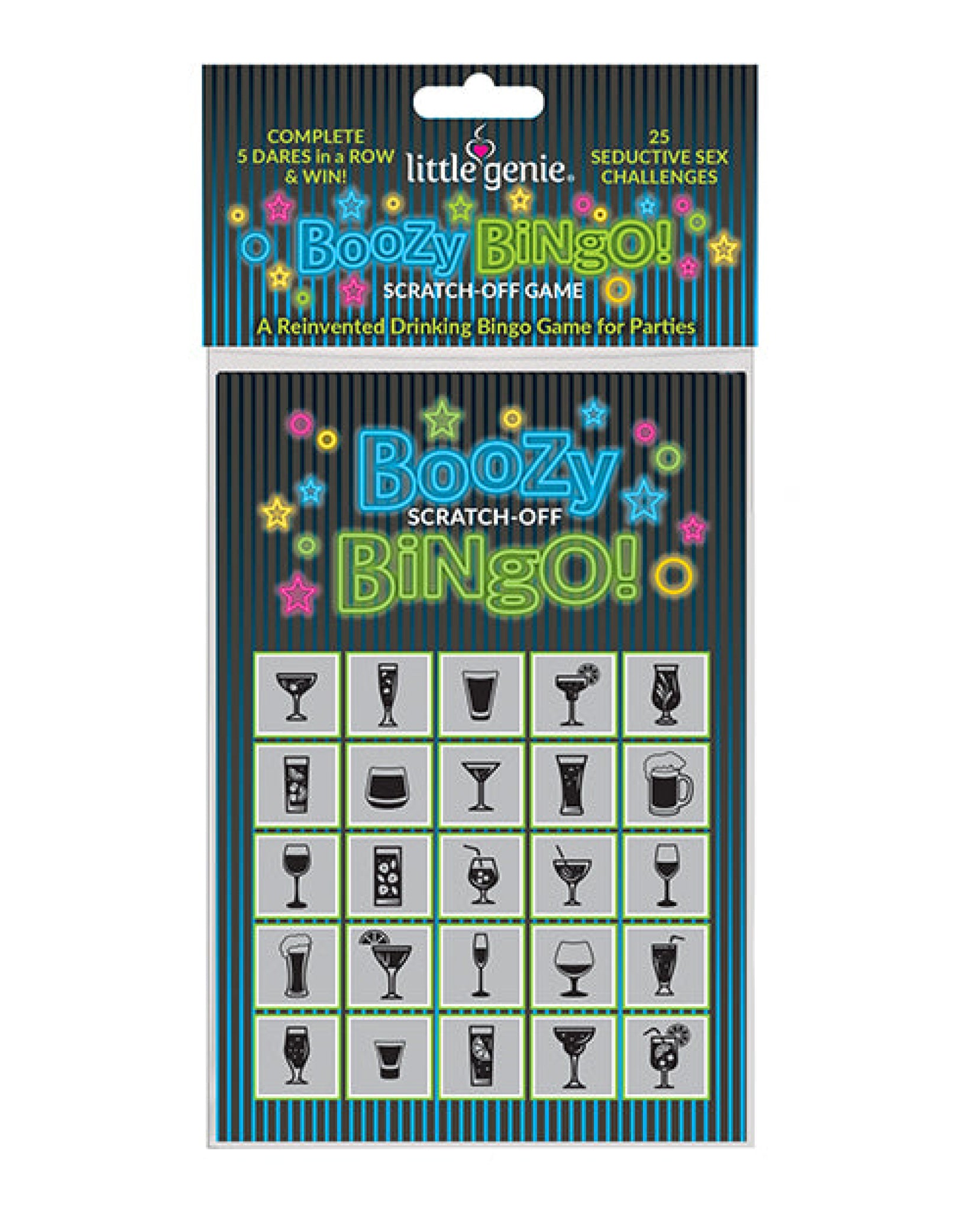 Boozy Bingo Scratch-off Game Little Genie