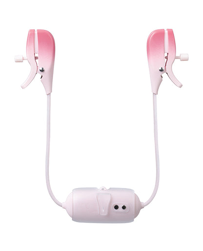 Lovense Gemini Vibrating Nipple Clamps - Pink Hytto Pte. Ltd.