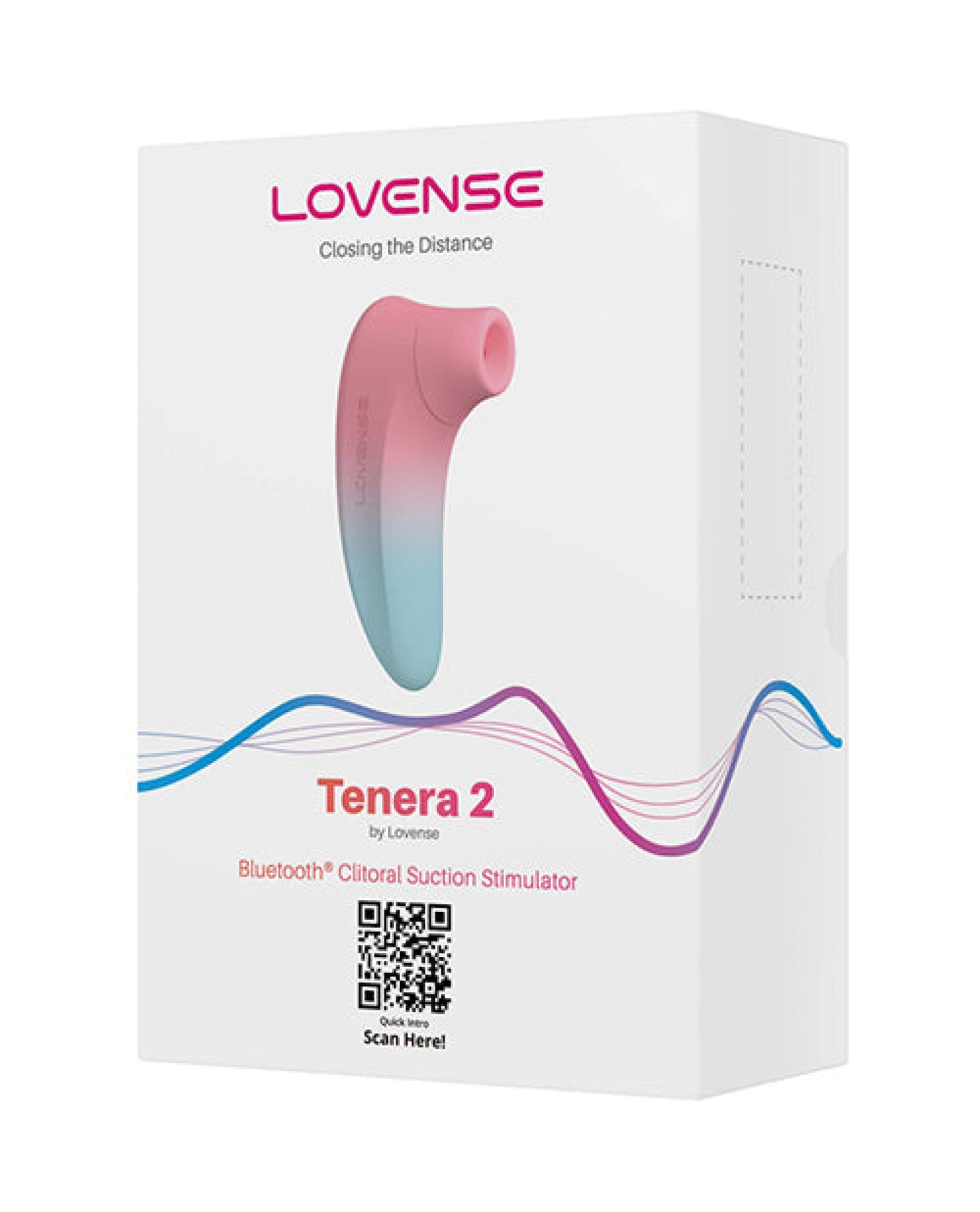 Lovense Tenera 2 Bluetooth Clitoral Suction Stimulator - Pink/Blue Hytto Pte. Ltd.
