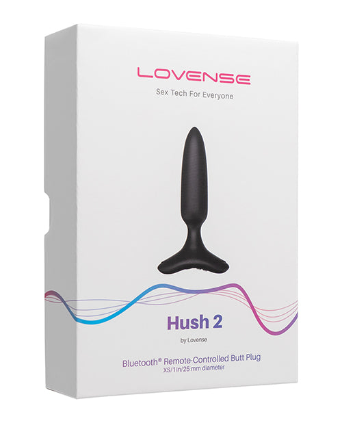 Lovense Hush 2 Butt Plug - Black Hytto Pte. Ltd.
