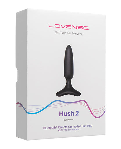 Lovense Hush 2 Butt Plug - Black Hytto Pte. Ltd.