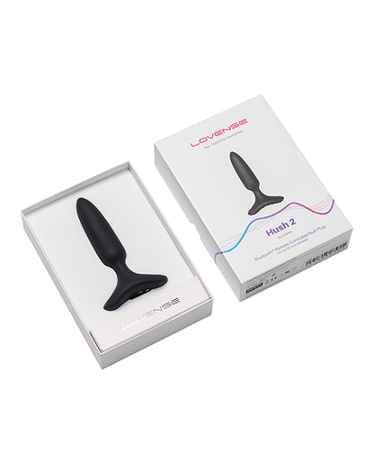 Lovense Hush 2 Butt Plug - Black - JLD Lovense Hush 2 Butt Plug - Black - JLD