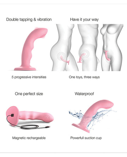 Strap on Me Tapping Dildo - Night Blue Strap On Me