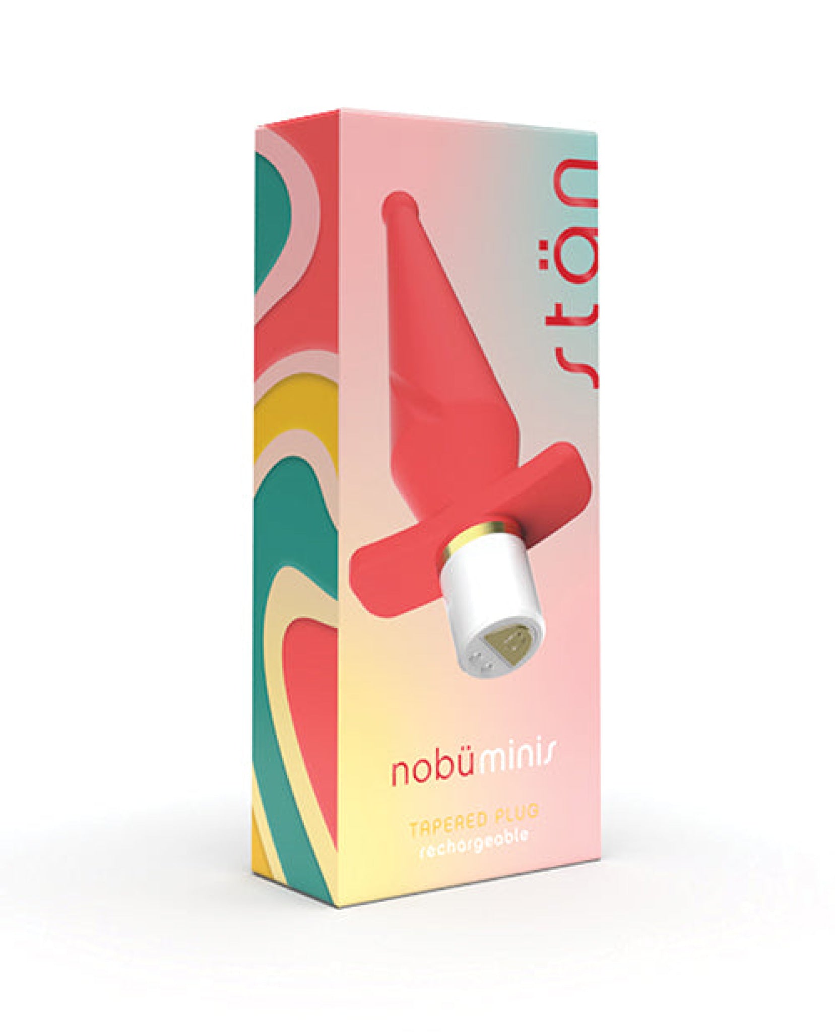 Nobu Mini Stan Tapered Butt Plug - Coral Bodispa INC
