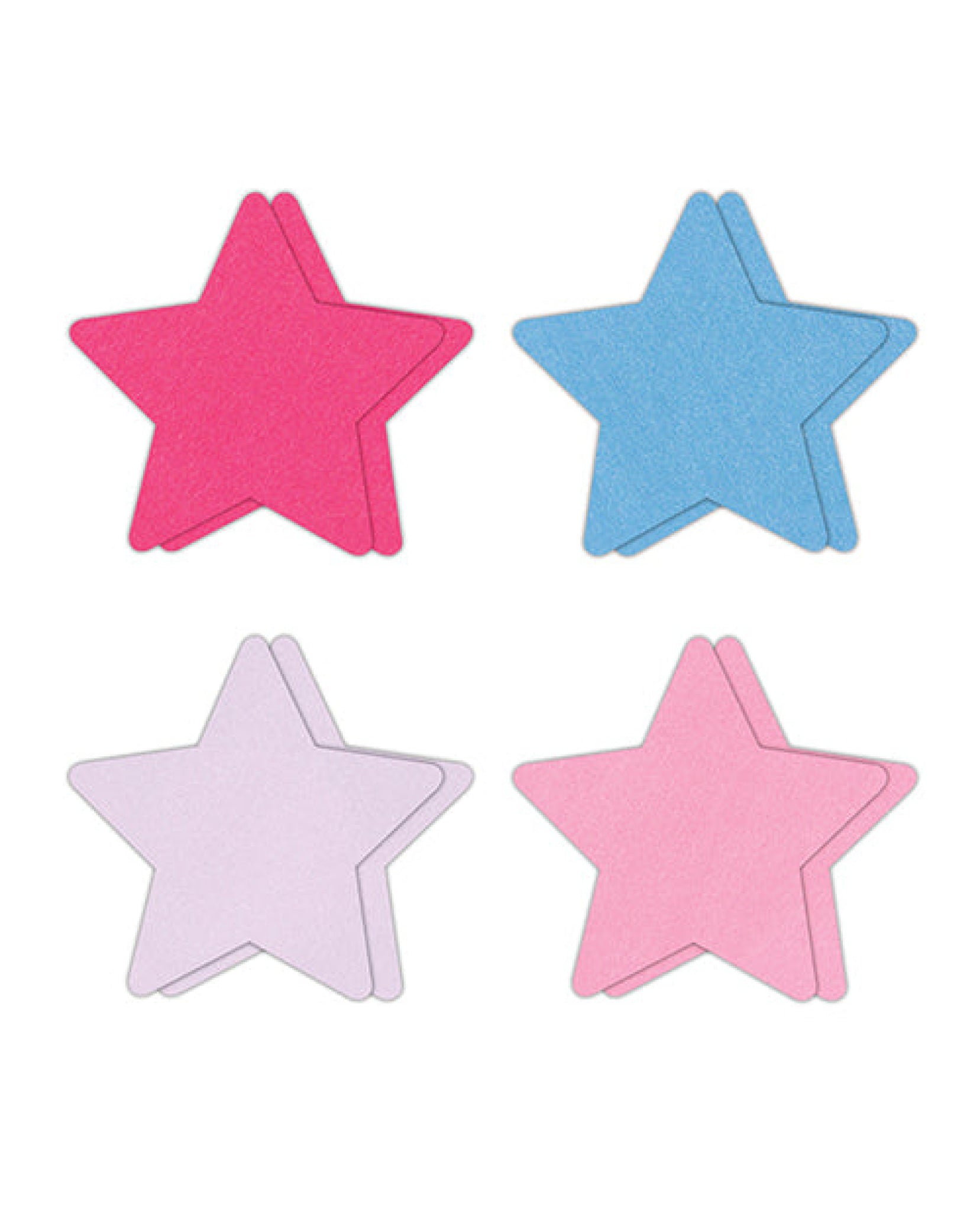 Pretty Pasties Star I Assorted - 4 Pair Pretty Pasties