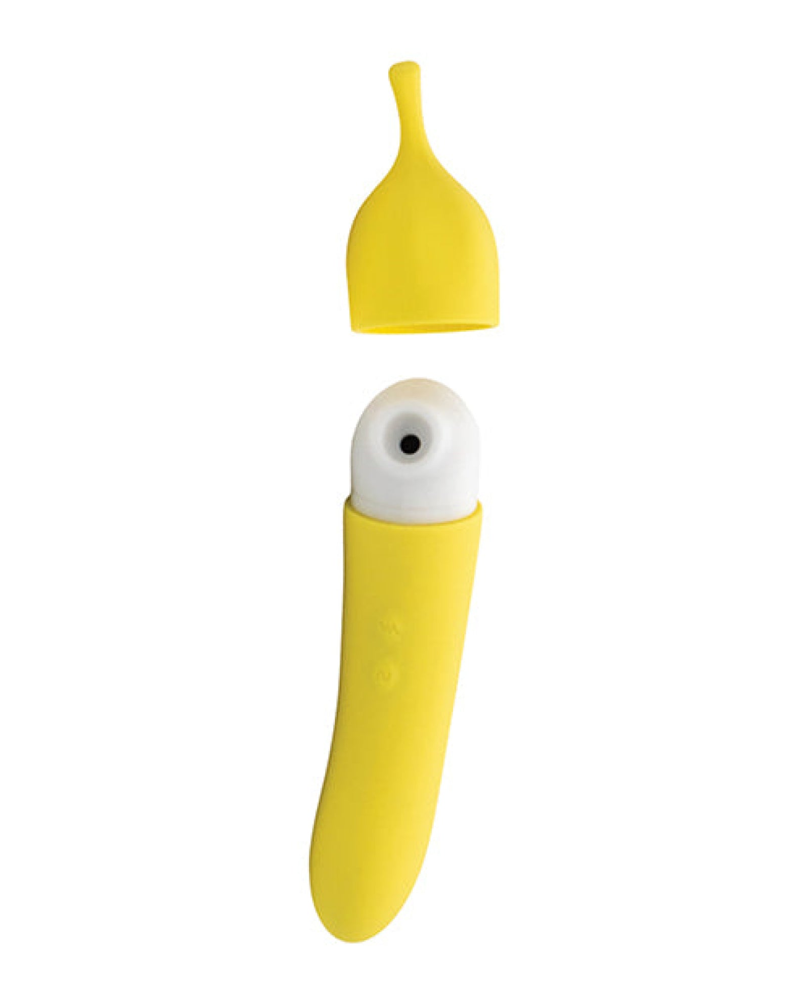 Natalie's Toy Box Banana Cream Air Pulse & G-Spot Vibrator - Yellow Like A Kitten