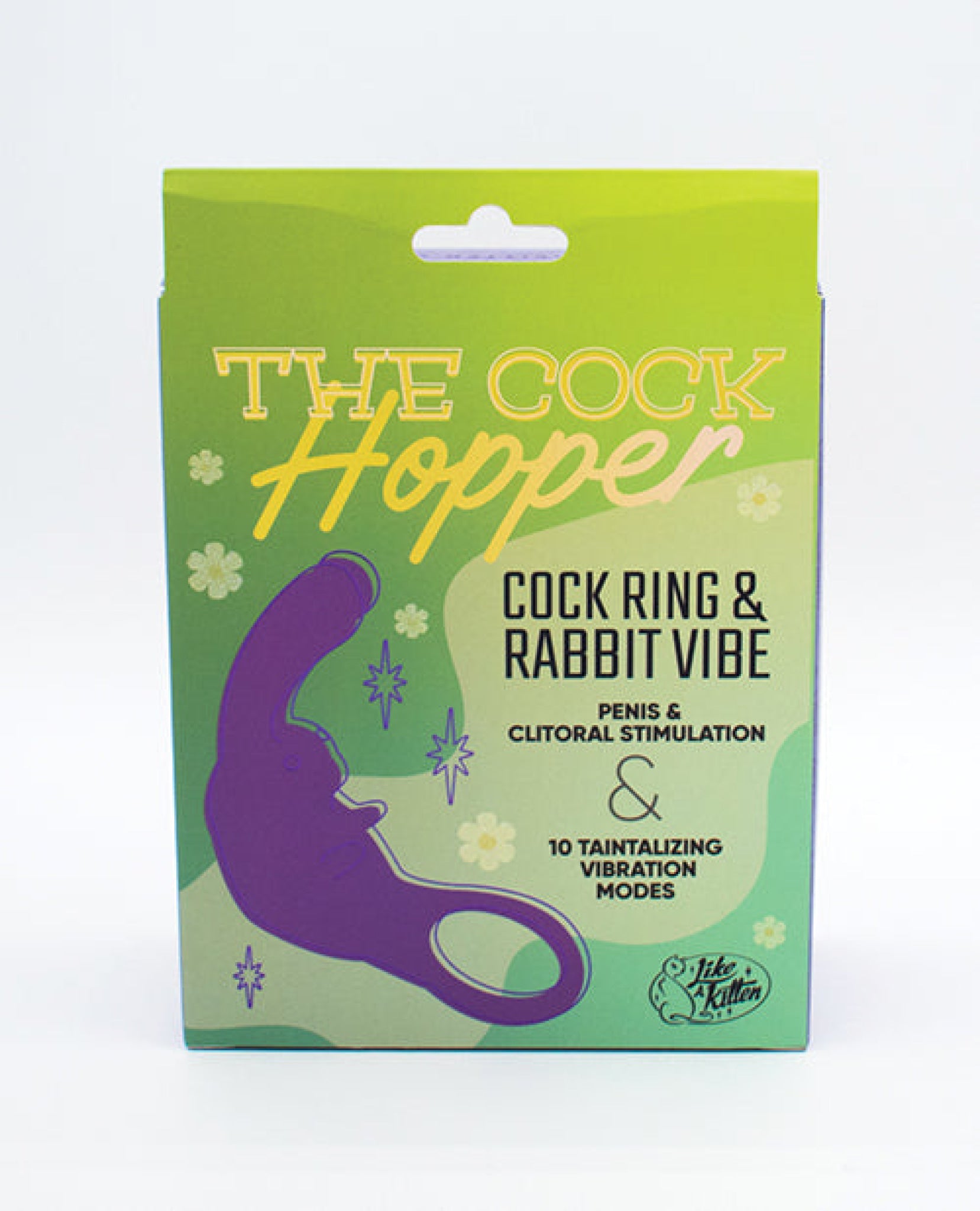 Natalie's Toy Box The Cock Hopper Cock Ring & Bullet Vibrator - Purple Like A Kitten