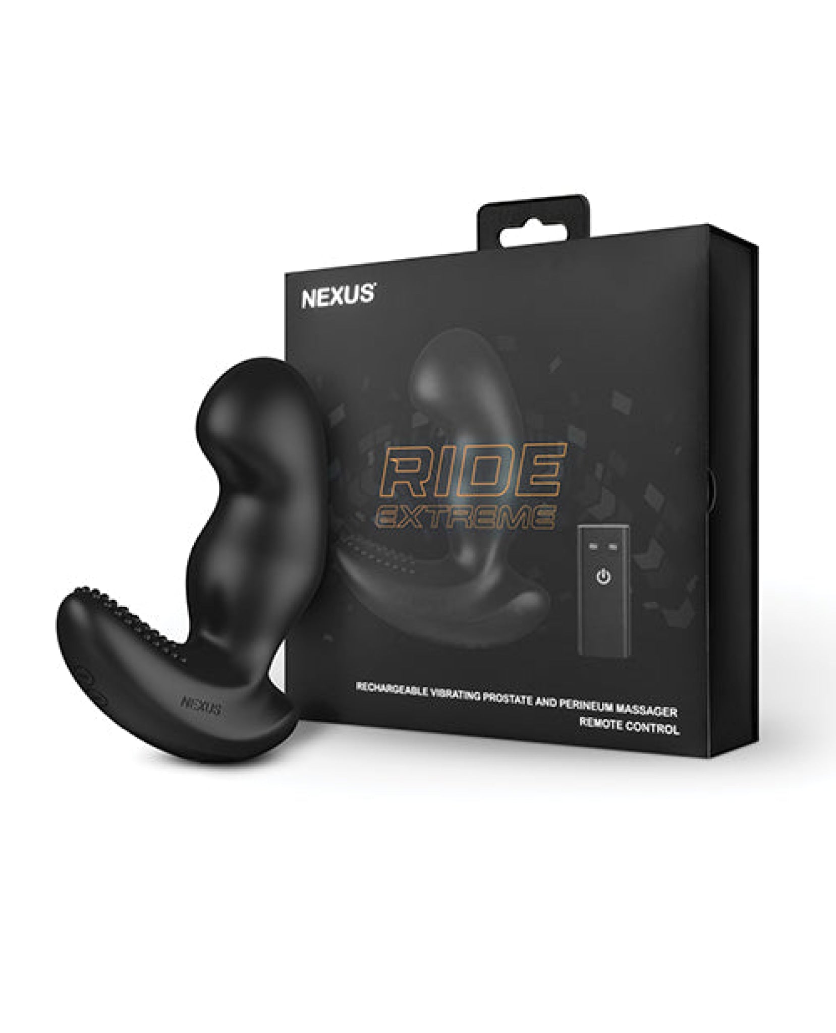 Nexus Ride Extreme Vibrating Prostate & Perineum Massager - Black Nexus