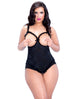 Lace Open Cup & Crotchless Teddy Oh La La Cheri