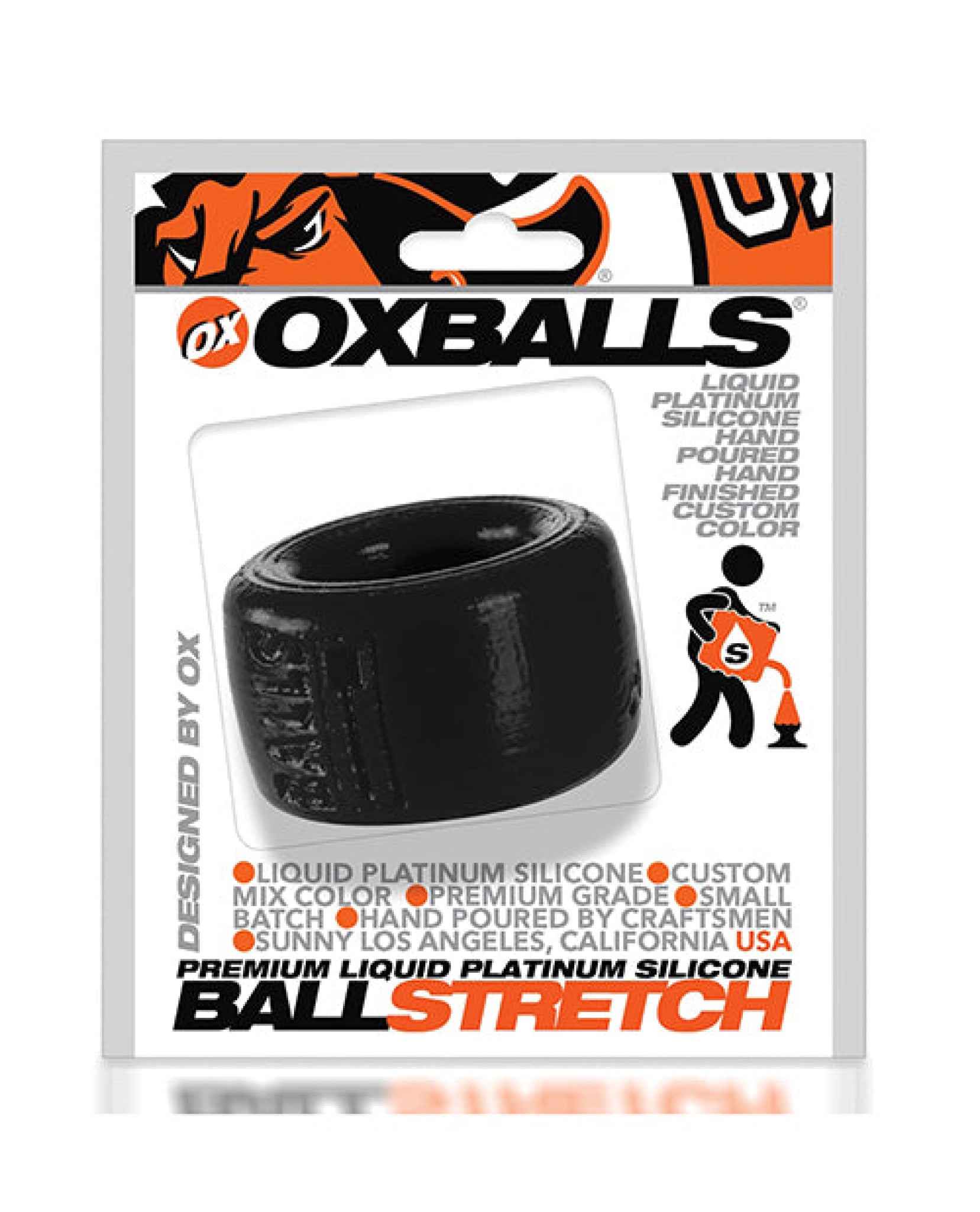 Oxballs Silicone Ball T Ball Stretcher Blue Ox Designs LLCDba Oxballs