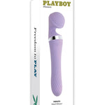 Playboy Pleasure Vibrato Wand Vibrator - Lilac Evolved Novelties INC