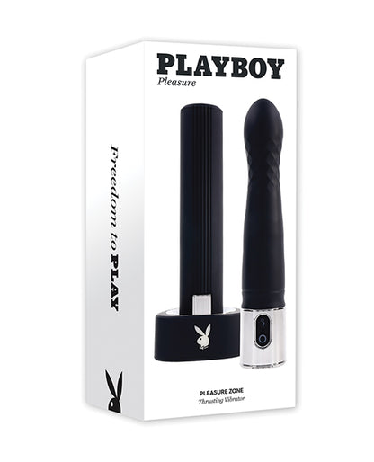 Playboy Pleasure Pleasure Zone Vibrator - 2AM Black Evolved Novelties INC