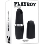 Playboy Pleasures Excursion Clitoral Suction Vibe - Black Evolved Novelties INC