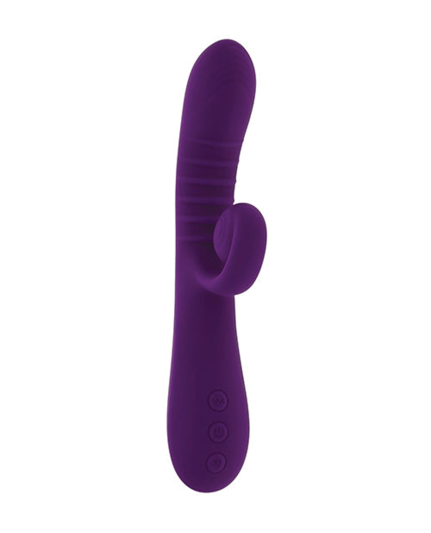 Playboy Pleasure Curlicue Rabbit Vibrator - Acai Evolved Novelties INC