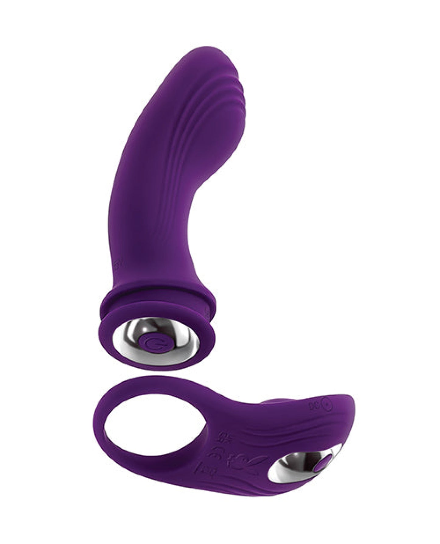 Playboy Pleasure Mix & Match Dual Vibrator - Purple Evolved Novelties INC