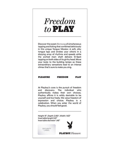 Playboy Pleasure Harmony G-Spot Vibrator Evolved Novelties INC