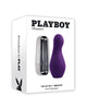 Playboy Pleasure The Jet Set Vibrator - Acai/Silver Evolved Novelties INC