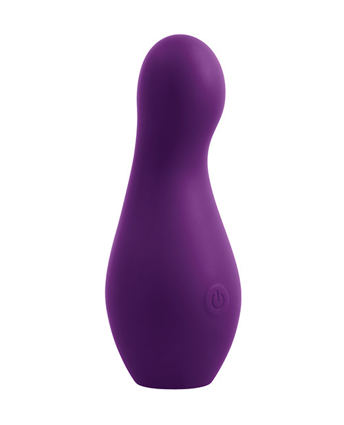 Playboy Pleasure The Jet Set Vibrator - Acai/Silver Evolved Novelties INC