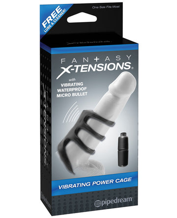 Fantasy X-tensions Vibrating Power Cage - Black Pipedream Products
