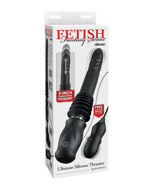 Fetish Fantasy Series Ultimate Silicone Thruster - Black Pipedream Products