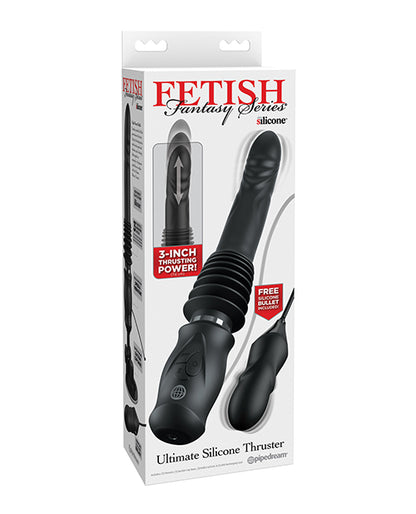 Fetish Fantasy Series Ultimate Silicone Thruster - Black Pipedream Products