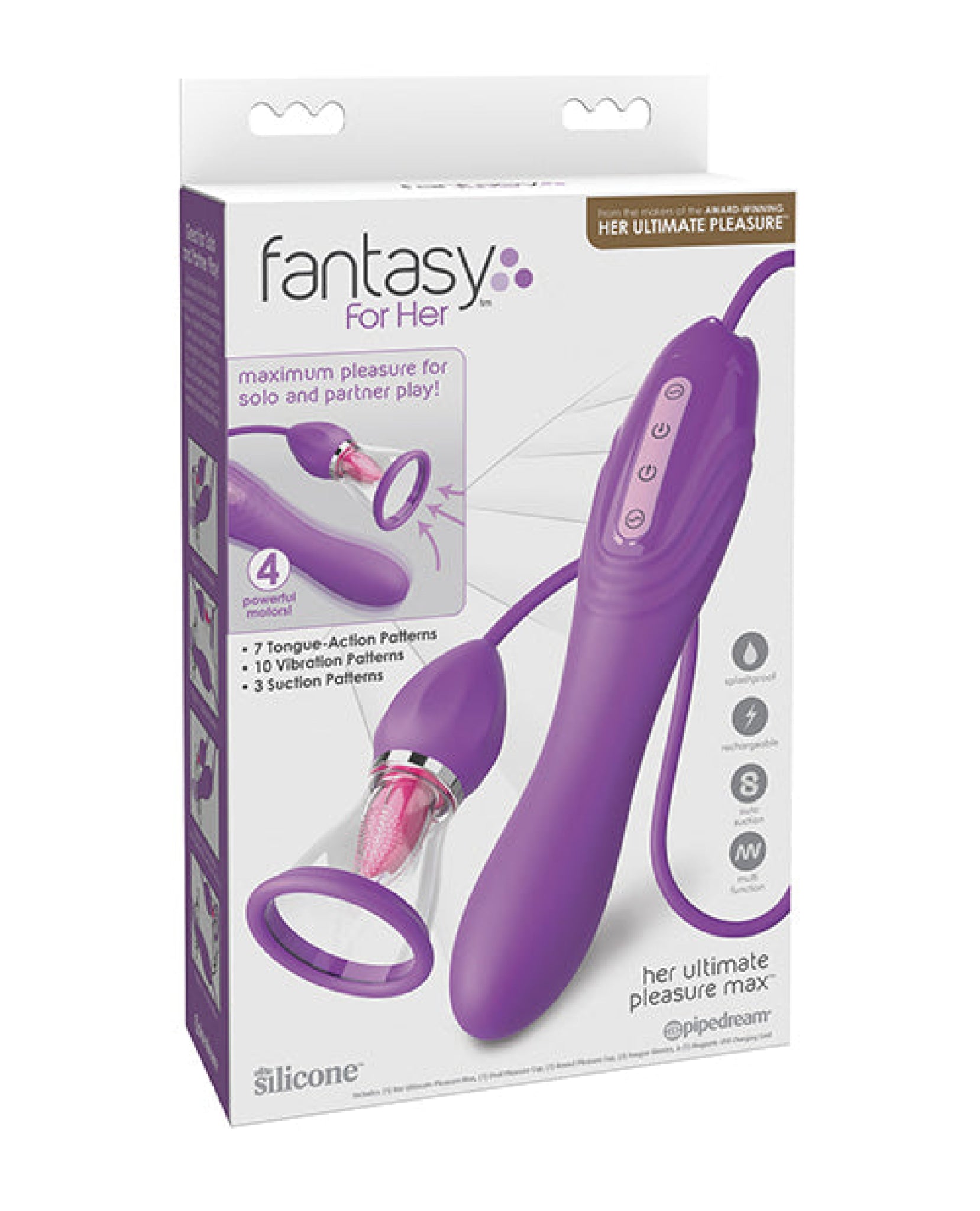 Fantasy For Her Ultimate Pleasure Max - Purple Pipedream Products