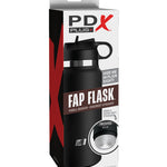 PDX Plus Fap Flask Thrill Seeker Stroker - Frosted/Black Pdx Brands