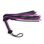 Plesur 22" Leather Flogger - Purple Plesur