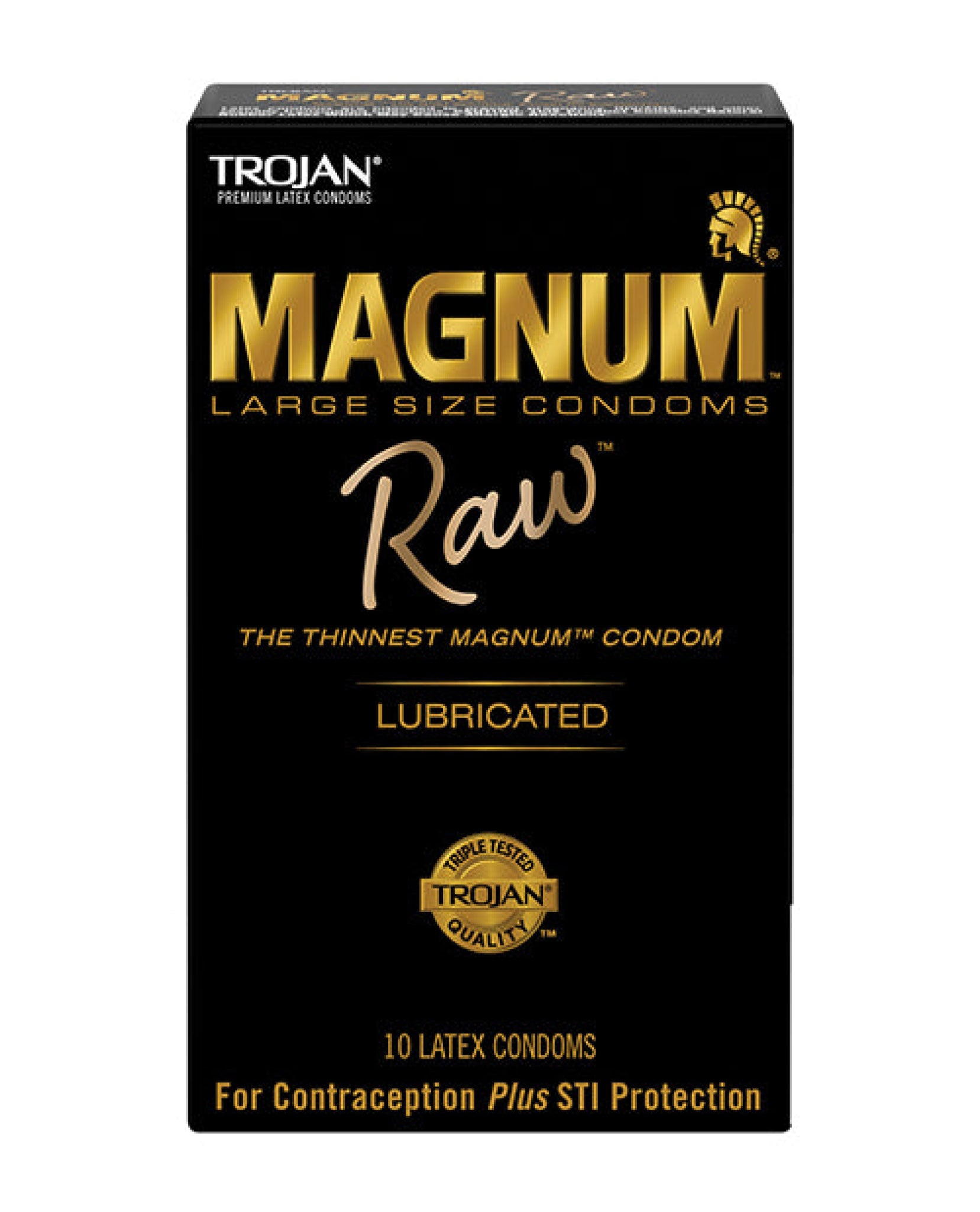 Trojan Magnum Raw Condoms - Pack of 10 Paradise Marketing